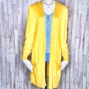 Maison Jules | Long Open Front Cardigan/Duster